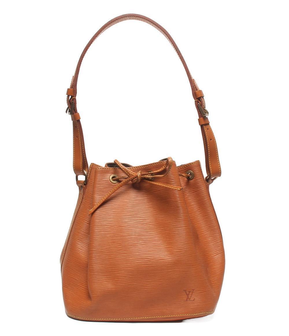 Louis Vuitton Drawstring Epi Leather Shoulder Bag Orange